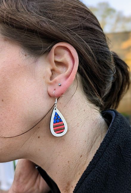 4th of July earring SVG bundle