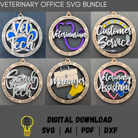 Veterinary Office SVG bundle