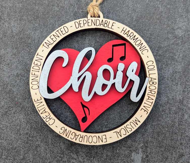 Choir Ornament Digital File - Gift for Choir Member