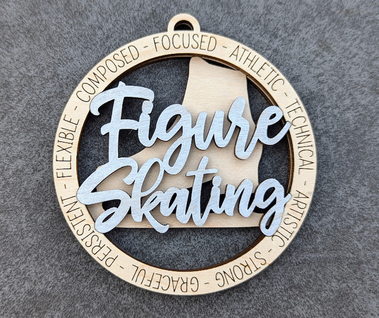 Figure Skating svg - Gift for figure skater - laser cut file