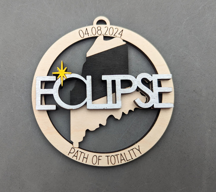 Set of 12 states with total eclipse April 2024