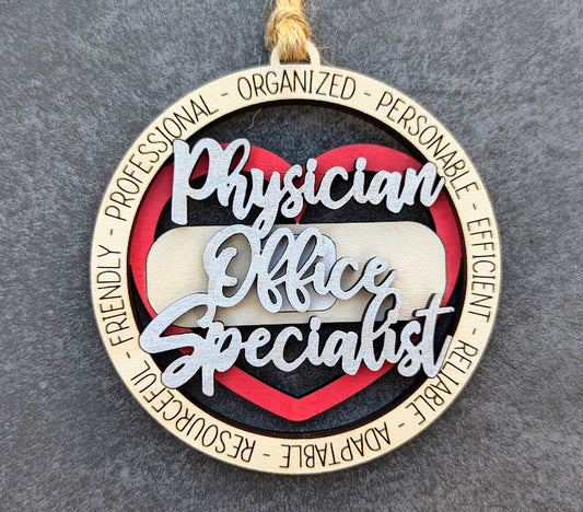 Physician Office Specialist SVG - Ornament gift for Healthcare admin