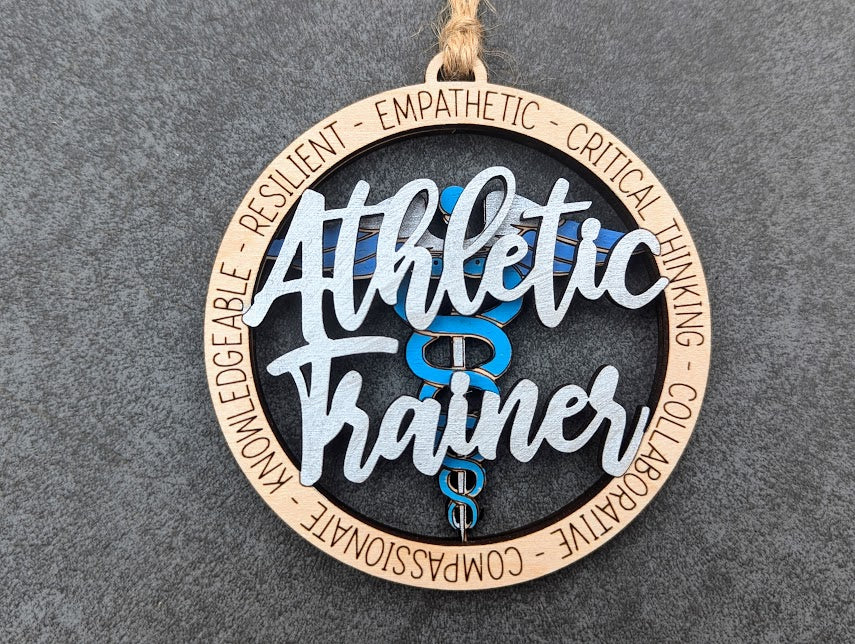 Athletic Trainer SVG - cut and score laser cut file