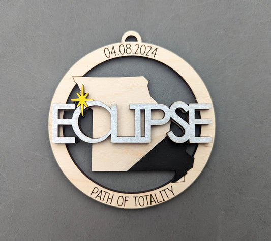 Missouri 2024 Eclipse Keepsake SVG