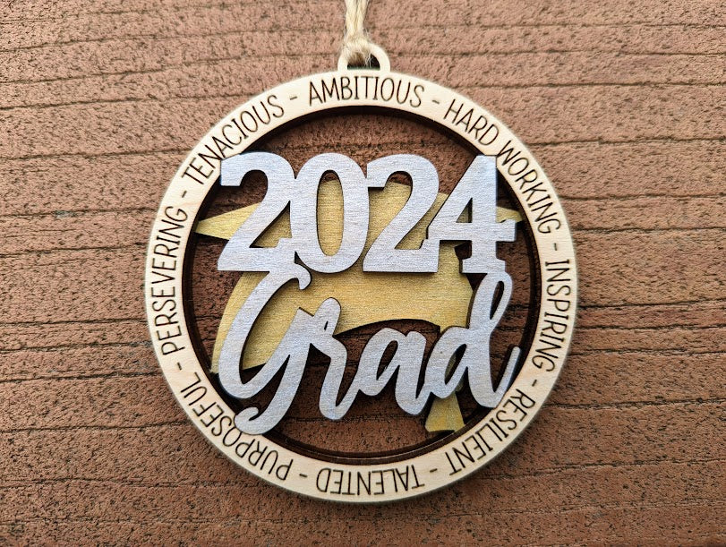2024 Grad ornament svg
