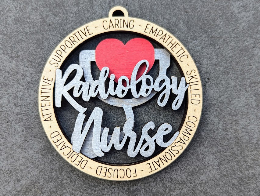 Radiology Nurse SVG - Ornament gift for nurse