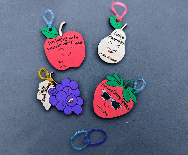 Fruit tag classroom valentine SVG