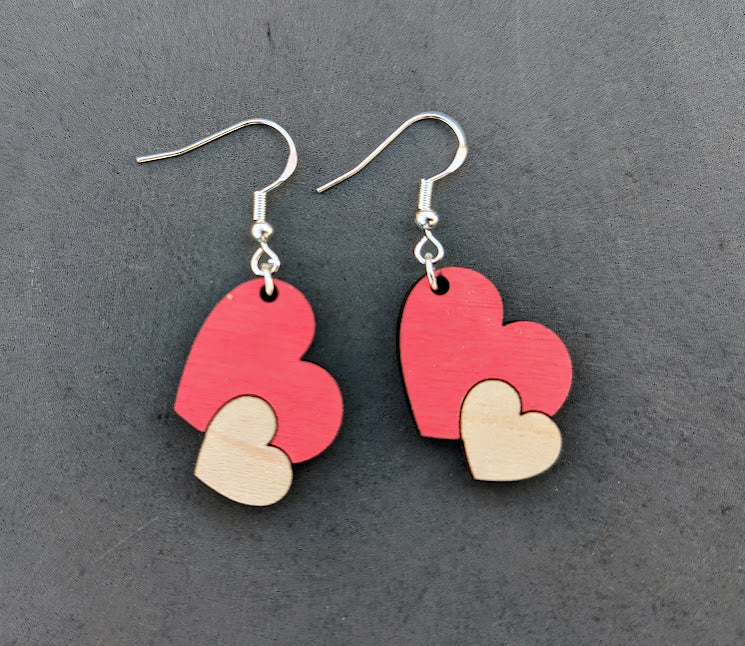 Valentine's Day earring SVG bundle