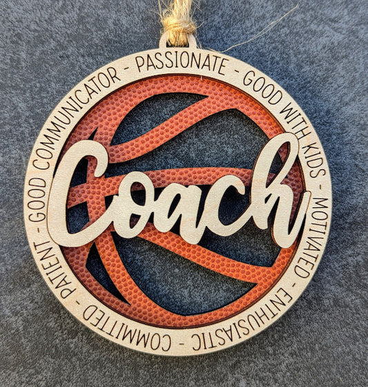 Basketball Ornament SVG