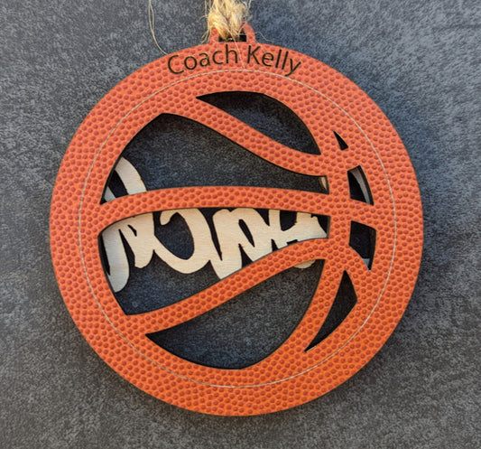 Basketball Ornament SVG