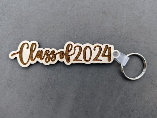 Class of 2024 Graduation keychain Digital File - Digital Download Designed for Glowforge