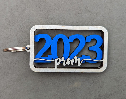 2023 Prom svg,  Prom keepsake keychain Digital File, Graduation gift svg, Ornament svg, Gift for 2023 Senior, Digital Download for Glowforge