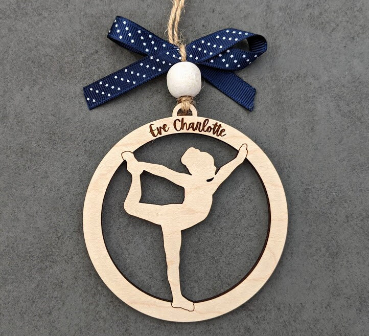 Personalized dancer ornament